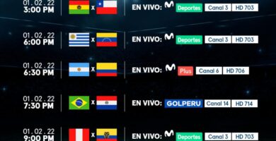 a que hora se sabe si chile va al mundial