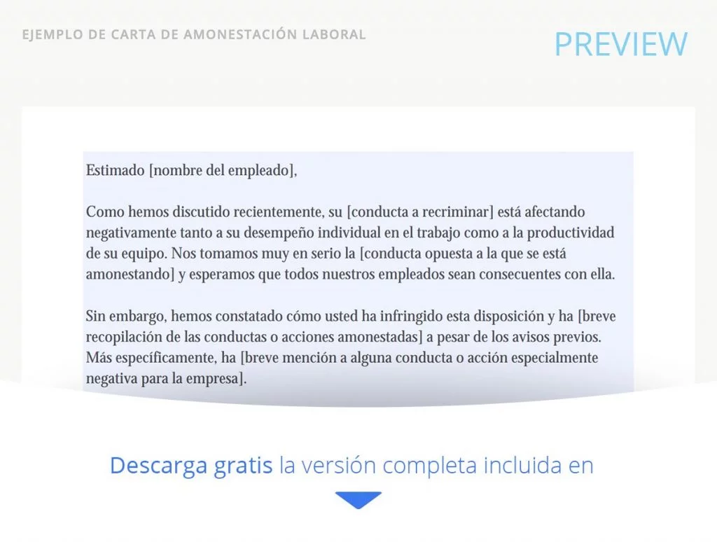 Puedo negarme a firmar una carta de amonestación en Chile 1 carta amonestacion