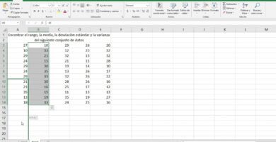 como calcular media varianza y desviacion estandar en excel