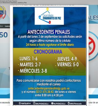 como consultar antecedentes penales en venezuela con cedula