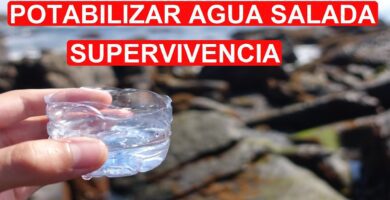 como convertir agua salada en agua dulce en casa