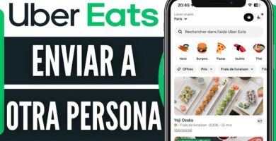 como enviar un pedido de uber eats a otra persona