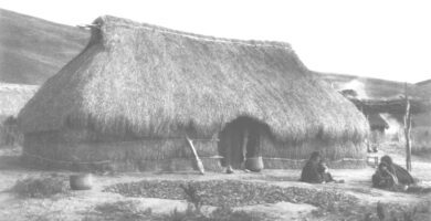 como eran las casas tradicionales de los mapuches