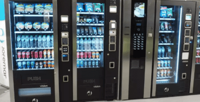como funcionan las maquinas expendedoras de snacks y bebidas