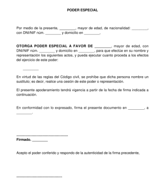 como hacer un poder para autorizar a otra persona en argentina