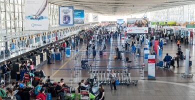 como llegar al aeropuerto de santiago arturo merino benitez