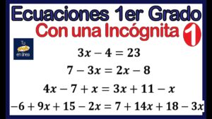 Cómo resolver ecuaciones de primer grado con una incógnita como-resolver-ecuaciones-de-primer-grado-con-una-incognita