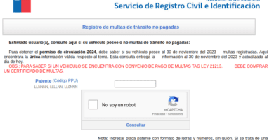 como revisar si mi auto tiene multas en chile