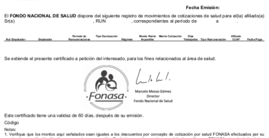 como saber si mis cotizaciones estan pagadas en chile