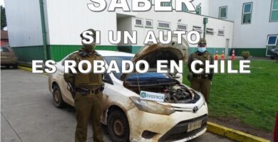 como saber si un auto es robado por la patente en chile