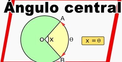 como se calcula el angulo central de una circunferencia