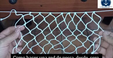 como tejer una red para pescar paso a paso