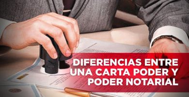 cual es la diferencia entre una carta poder y un poder notarial