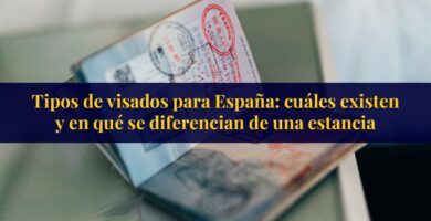 cuales son los tipos de visado d para espana