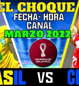 cuando es el partido chile vs brasil fecha y hora del encuentro
