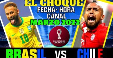 cuando es el partido chile vs brasil fecha y hora del encuentro