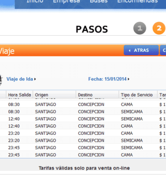 cuanto cuesta un pasaje de eme bus de los angeles a santiago