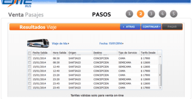 cuanto cuesta un pasaje de eme bus de los angeles a santiago