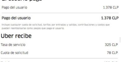 cuanto cuesta un viaje en uber por kilometro en chile