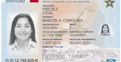 cuantos anos dura el carnet de identidad en chile