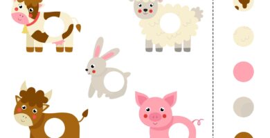 donde encontrar plantillas de animales de granja para recortar y pegar