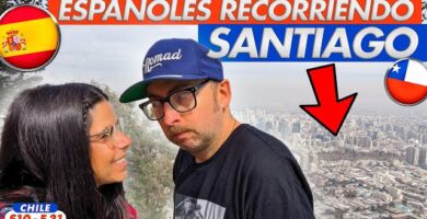donde viven los espanoles en santiago de chile