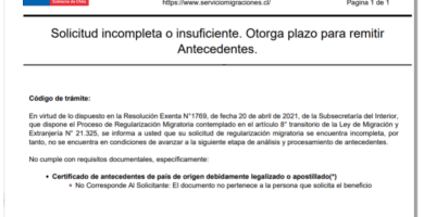 el comprobante de domicilio debe estar a mi nombre en chile