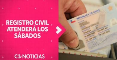 esta abierto el registro civil los dias sabados en chile