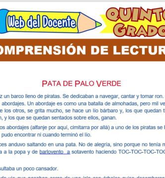 que actividades de comprension lectora hay para quinto grado