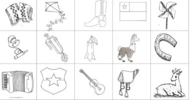 que cosas tipicas de chile puedo dibujar