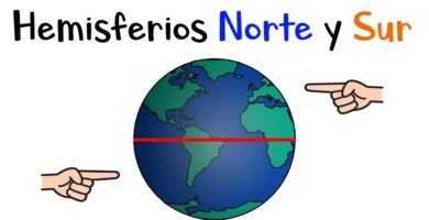 que diferencias hay entre el hemisferio norte y sur para ninos