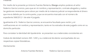 que es dar poderes a una persona