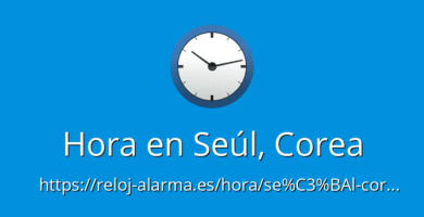 que hora es en corea del sur ahora consulta la hora actual