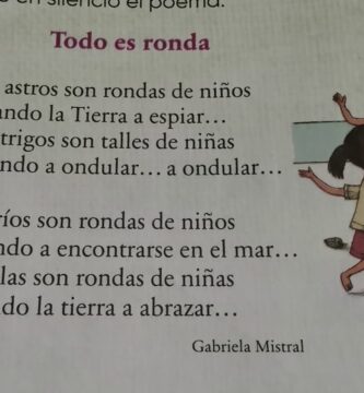 que significa todo es ronda de gabriela mistral