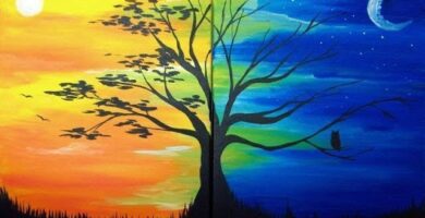 que son los paisajes con colores calidos y frios