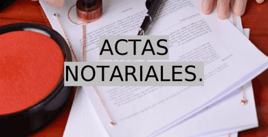 que tipo de documento es un acta notarial