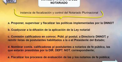 quien controla a los notarios en bolivia
