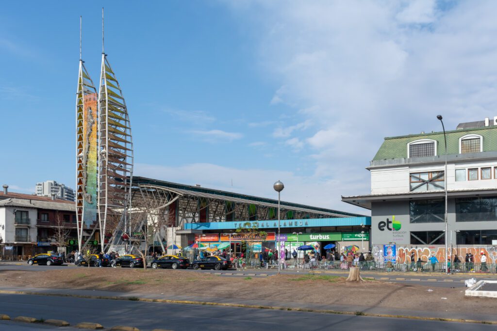 Cómo llegar al Terminal Alameda desde la estación de metro 1 terminal alameda 1